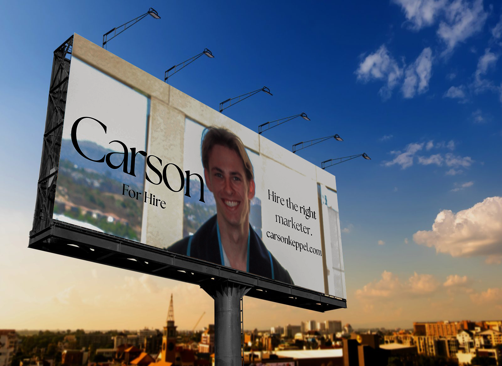 carson4hire personal branding design